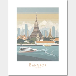 Bangkok Skyline Serenity Posters and Art